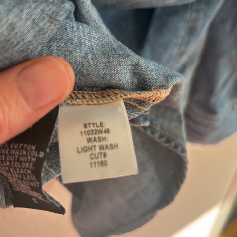 Nili Lotan Travis Denim Shirt, size S - Picture 5 of 6